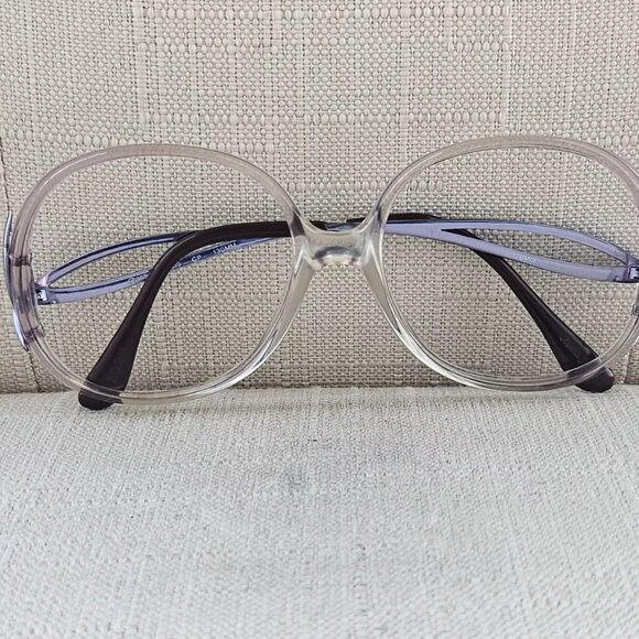 Charmant Women Eyeglasses/Sunglasses Frame Purple/Clear Tone Glasses Frame Japan - Picture 3 of 10